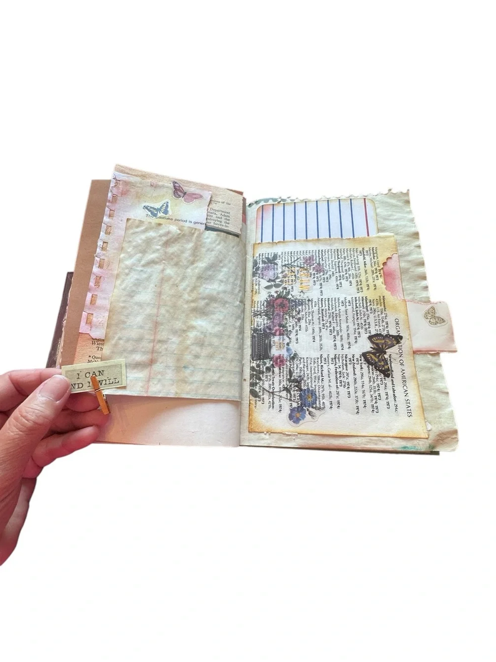 Handmade One of a Kind Junk Journal Vineyard Theme